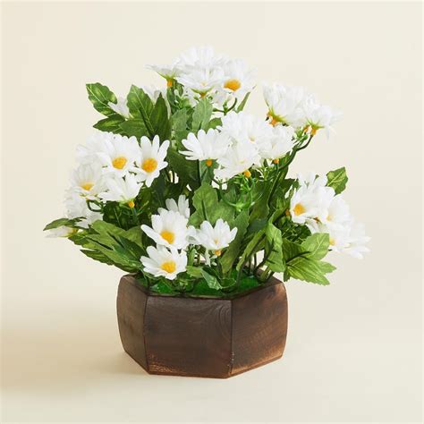 Buy Fiesta Artificial Plant in Wooden Pot from Home Centre at just INR ...