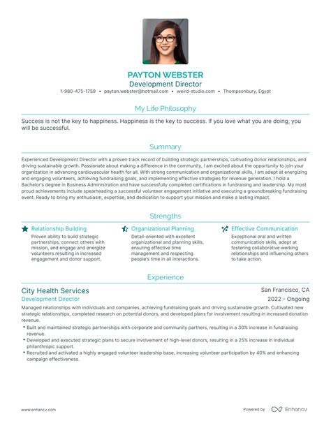 3 Successful Development Director Resume Examples And Writing Tips for 2024