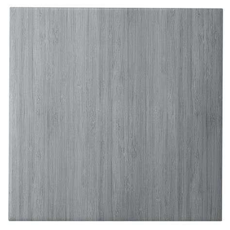Ash Gray Bamboo Wood Grain Look Ceramic Tile | Zazzle | Ceramic tiles ...
