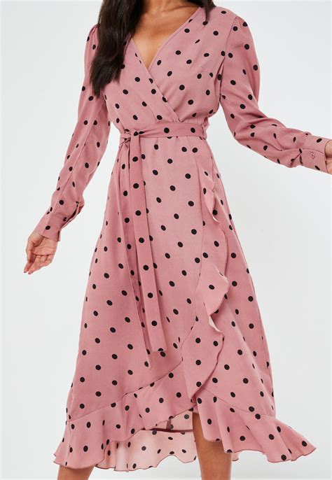29+ Affordable Pink Polka Dot Dresses Women | [A+] 146