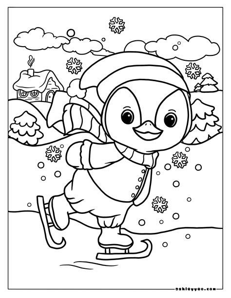 Childrens Coloring Pages Winter [2025]