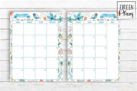 Happy Planner Calendar Refill 2024 - Printable Word Searches