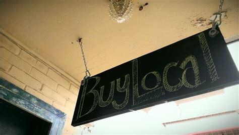 Shop Local Chalkboard Sign 的图像结果