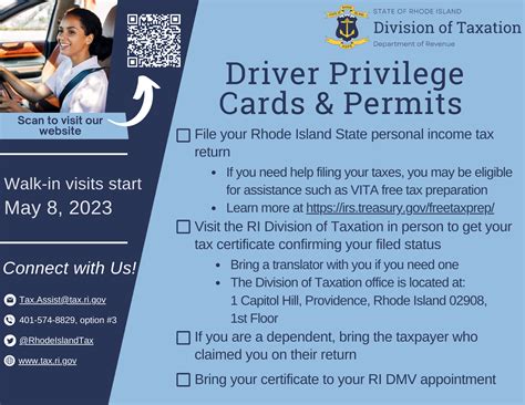 Driver Privilege Cards | RI Division of Taxation