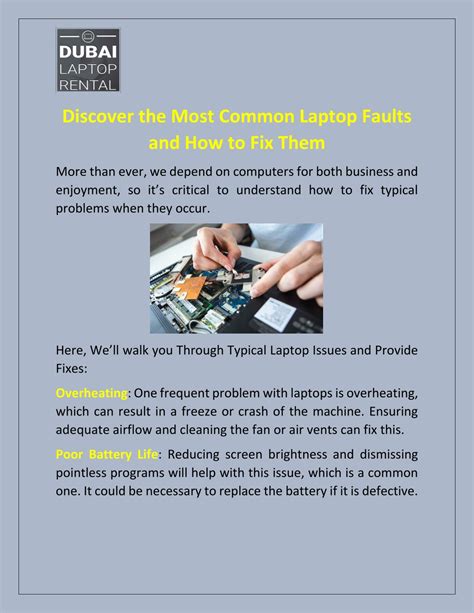 PPT - Discover the Most Common Laptop Faults and How to Fix Them PowerPoint Presentation - ID ...
