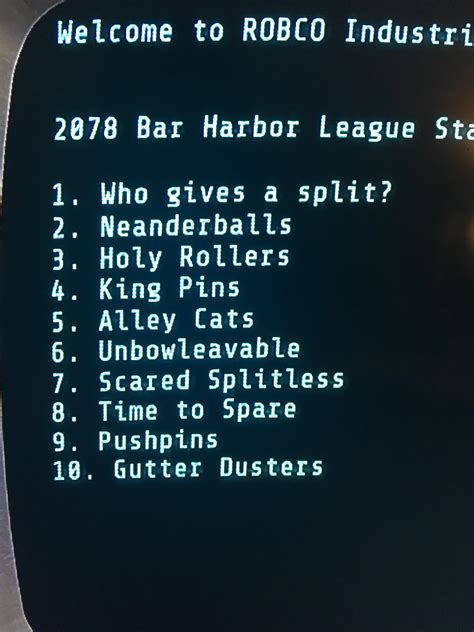 Mens Bowling League Names at Cody Schlater blog