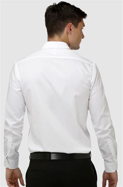 Plain White Shirt | Brooksfield Slim Fit Shirts | Save up to 25%