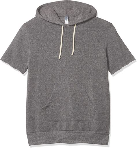 Mens Short Sleeve Hoodie Sweatshirt at Kristen Mcdonald blog