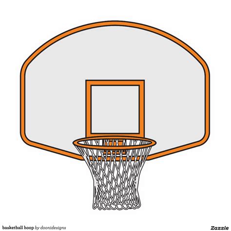 basketball hoop cutout | Zazzle | Basketball hoop, Basketball theme ...