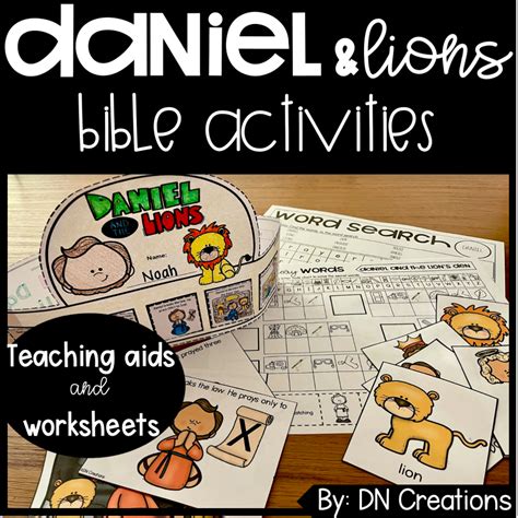 Daniel and the Lions Lesson | Daniel Bible Study | Daniel and the Lions ...