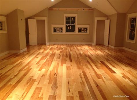 Unfinished Hickory Flooring