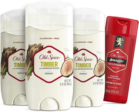 Amazon.com : Old Spice Aluminum Free Deodorant for Men, Timber with ...