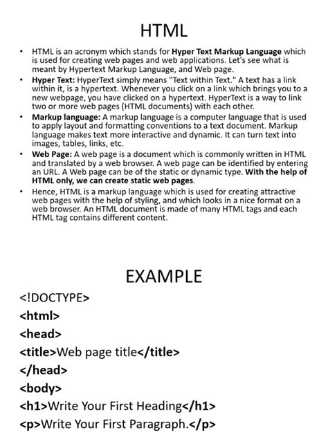 Image result for HTML Feature PDF