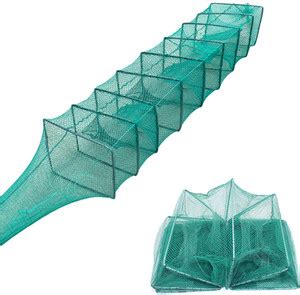 ELEPHANTBOAT 1.8m Fishing Traps Portable Folded Fishing Net Shrimp ...