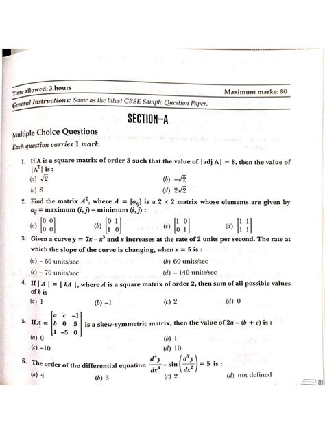Image result for Class 12th Math Capature