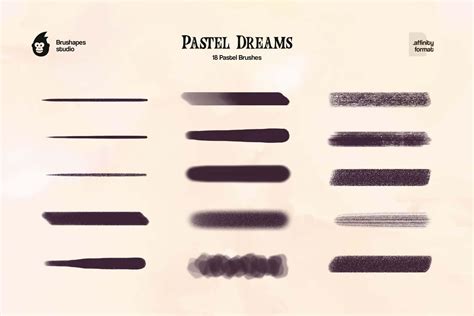 Pastel Dreams Affinity Brushes