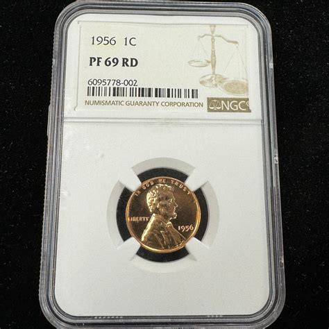 1956 Lincoln Wheat Cent US 1C Proof, NGC PF-69 RD Red – Harry's Coin Shop
