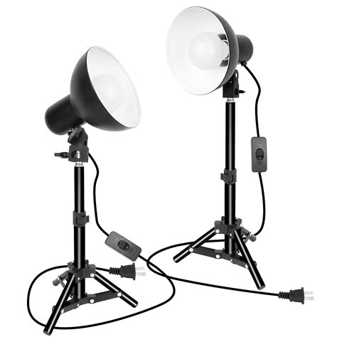 Emart 2 x 15W Table Top Photography Studio LED Lighting Kit with Light ...