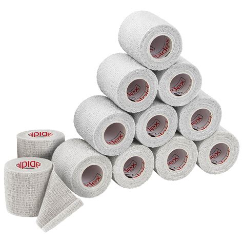 12 Rollen Haftbandage 5 cm x 4,5 m selbstklebender Verband Das ...