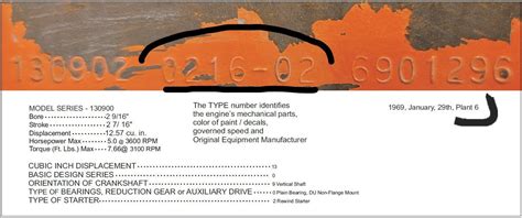 How to Read Briggs and Stratton Code Date 的图像结果