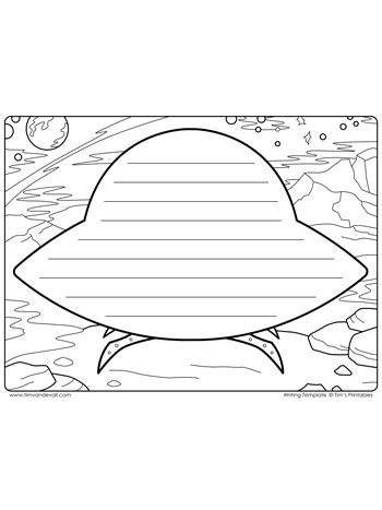 Alien Writing Paper Free Printable 的图像结果