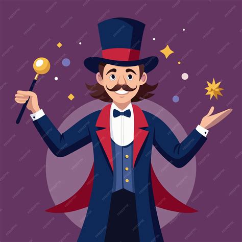 Magician Clip Art Vector Design Work | Premium AI-generated vector