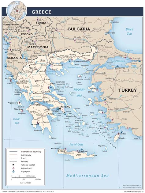 Printable Map Of Greece And Turkey