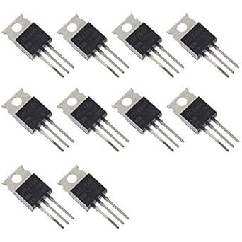 Bridgold 10pcs IRFZ46N IRFZ46 46 N-Channel MOSFET Transistor,53A 55V ...