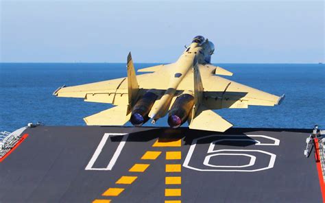 Shenyang J-15 Carrier Strike: HD Military Aviation Wallpaper