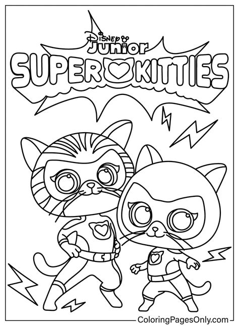 Plus de 20 coloriages SuperKitties - Coloriages gratuits à imprimer en ...
