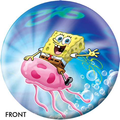 OTTB SpongeBob Jellyfish Bowling Ball FREE SHIPPING - BuddiesProShop.com