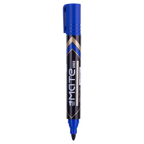 قلم تحديد دائم أزرق من ديلي ميت Deli Mate Permanent Marker Blue