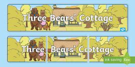 Goldilocks and the Three Bears Display Banner - Resources