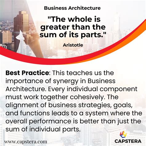 The whole is greater than the sum of its parts. – Aristotle