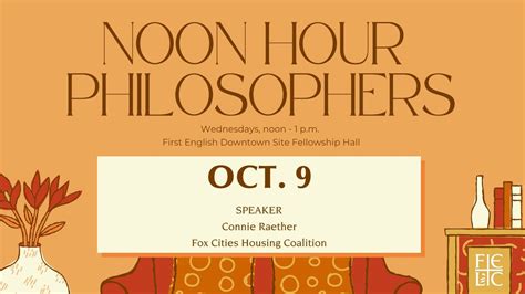 Noon Hour Philosophers - Speaker, Connie Raether from the Fox Cities ...