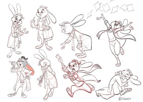 Borja Montoro Character Design: Zootopia II