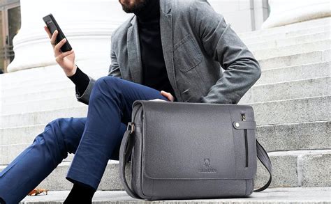 Buy WildHorn Leather Messenger Bag for Men/Office Bag for Men I Fits ...