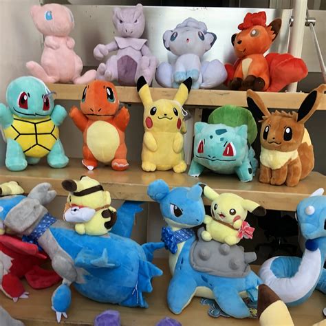 Soft cute pokemon stuffed animals to hug and cuddle with