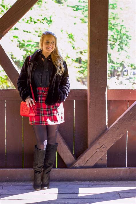 Classic Plaid Holiday Skirt