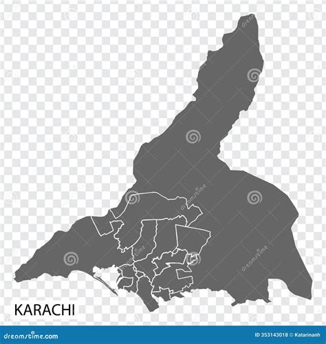Map Karachi Pakistan