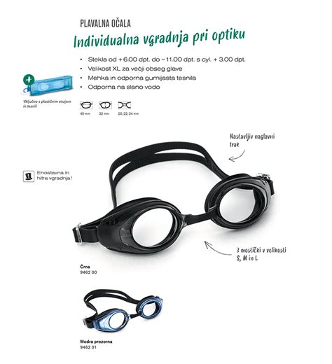Plavalna očala in stekla - Potapljaške maske in plavalna očala - Šport ...