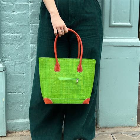 Vero Lime Green Handbag – Bumble Living