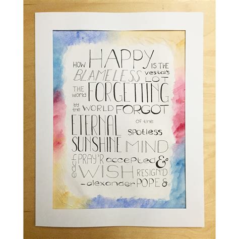 Eternal Sunshine Of The Spotless Mind Poem