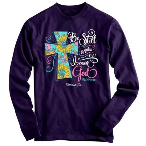 Cherished Girl® Be Still Cross Long-Sleeve T-Shirt