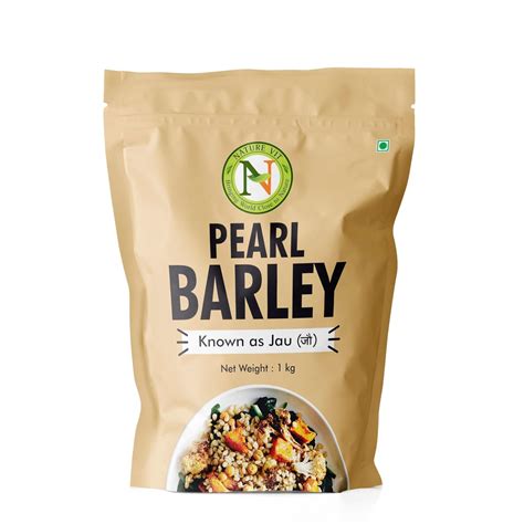 NatureVit Pearl Barley 1 Kg | Jau Whole Grains | High Fibre & Low GI ...