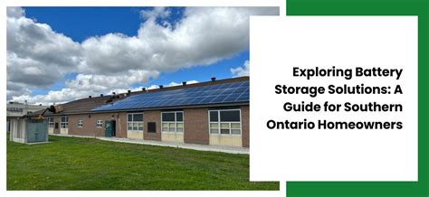 Exploring Battery Storage Solutions: Your Guide to Energy Independence ...