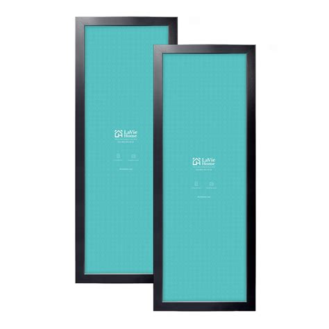 LaVie Home 13.5 x 40 Panoramic Frame 2 Packs Black, Display Pictures 13 ...
