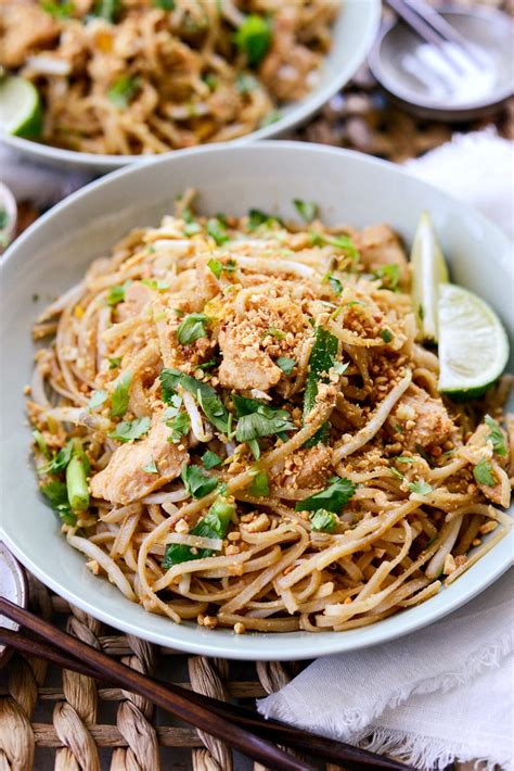 Easy Chicken Pad Thai Recipe - Simply Scratch