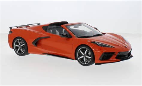 Diecast model cars Chevrolet Corvette 1/18 AUTOart (C8) Stingray Z51 orange 1:18 - Alldiecast.co.uk