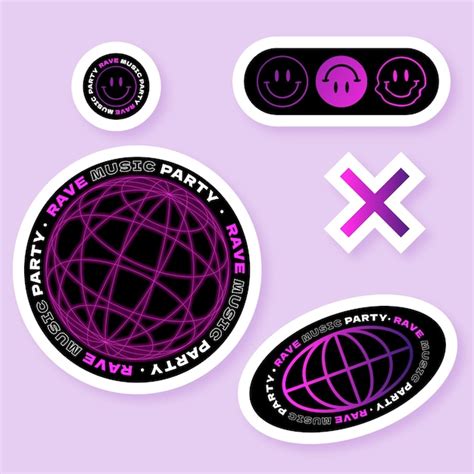 Techno 4K Sticker 的图像结果